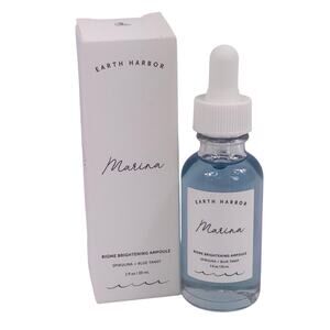 Earth Harbor Marina Biome Brightening Ampoule Serum Blue Tansy Vegan